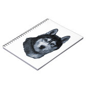 Der Husky ist mein Lieblingshund, der sibirische H Notizblock (Linke Seite)