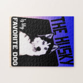 Der Husky ist mein Lieblingshund, der sibirische H Puzzle (Horizontal)