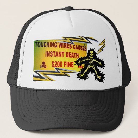 Der Hut des Elektrikers Truckerkappe (Vorderseite)