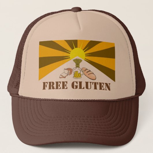 Der Hut des freien Gluten-Fernlastfahrers Truckerkappe (Vorderseite)