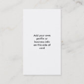 Der Hut Visitenkarte (Rückseite)