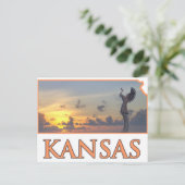 Der Hüter der Ebenen Postkarte (Stehend Vorderseite)