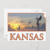 Der Hüter der Ebenen Postkarte (Vorne/Hinten)