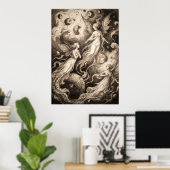 Der Hüter der Unterwelt-Geistkunst Poster (Heimbüro)