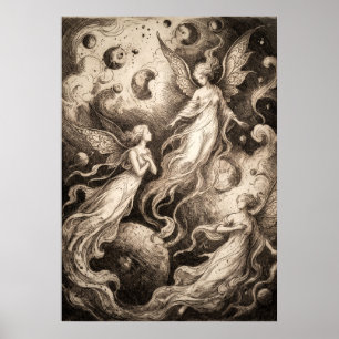 Der Hüter der Unterwelt-Geistkunst Poster