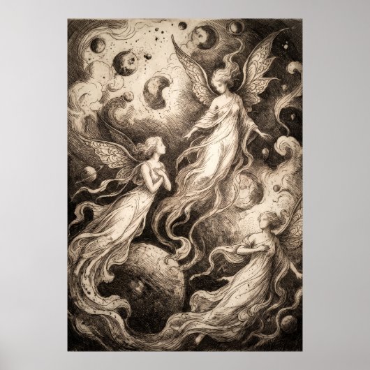 Der Hüter der Unterwelt-Geistkunst Poster (Vorne)