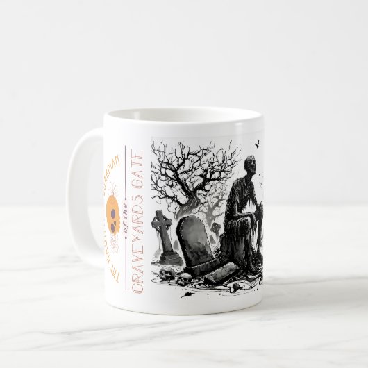 Der Hüter des Graveyards Kaffeetasse (Vorderseite Links)