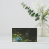 Der Hüter unserer Natursekarte Visitenkarte (Stehend Vorderseite)