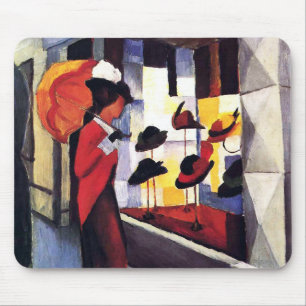 Der Hutladen von August Macke Mousepad