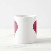 Der hypnotisierende Herzbecher  Kaffeetasse (Mittel)
