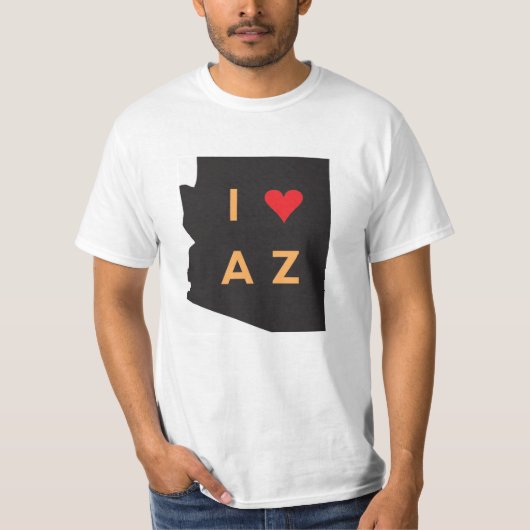 Der i-Liebe-Arizona-T - Shirt (Vorderseite)