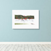 Der Ibis-Flug Leinwanddruck (Insitu (Holzboden))