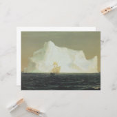 Der Iceberg (von der Frederic Edwin Church) Karte (Vorderseite/Rückseite Beispiel)