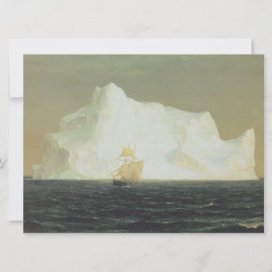 Der Iceberg (von der Frederic Edwin Church) Karte