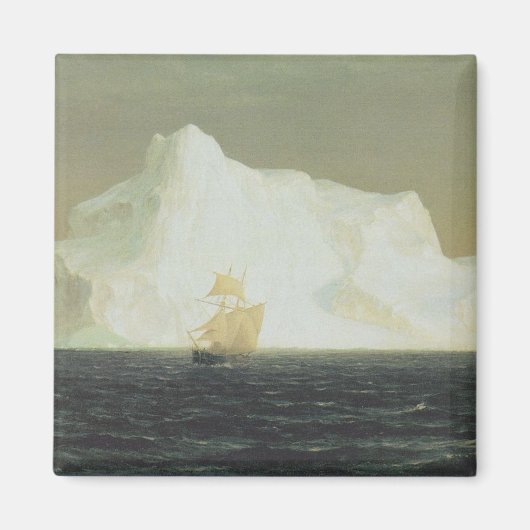 Der Iceberg (von der Frederic Edwin Church) Magnet (Vorne)