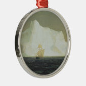 Der Iceberg (von der Frederic Edwin Church) Ornament Aus Metall (Rechts)