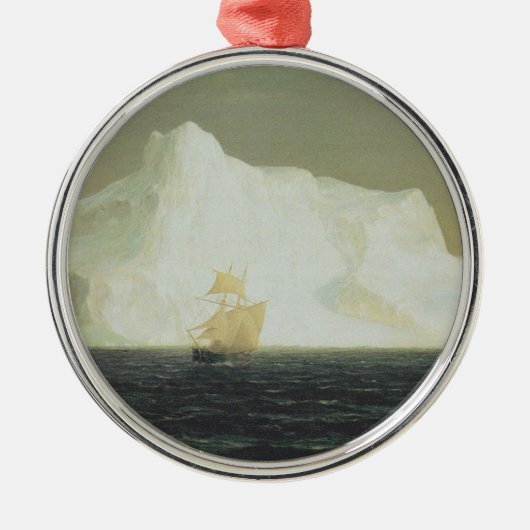 Der Iceberg (von der Frederic Edwin Church) Ornament Aus Metall (Vorne)