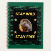 Der Igel - Bleibe Wild Bleibe kostenlos Planer (Vorderseite)