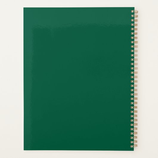 Der Igel - Bleibe Wild Bleibe kostenlos Planer (Rückseite)