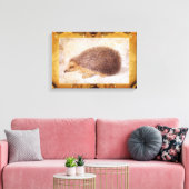 DER IGEL LEINWANDDRUCK (Insitu (Wohnzimmer))