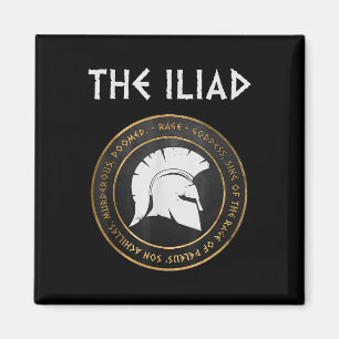 Der Iliad-Zorn des Trojanischen Krieges mit Achill Magnet