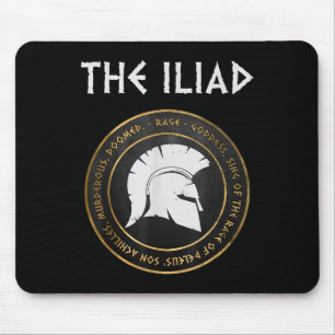 Der Iliad-Zorn des Trojanischen Krieges mit Achill Mousepad