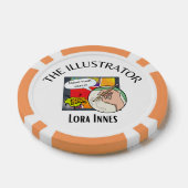 Der Illustrator Pokerchips (Einzeln)