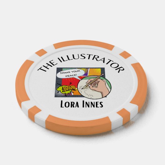 Der Illustrator Pokerchips (Einzeln)