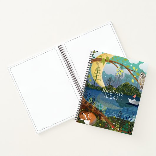 Der Illustrierte Forest River Fox Notizblock (Innenseite)