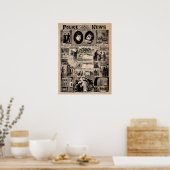 Der Illustrierte Jack der Polizeinachrichten Poster (Küche)