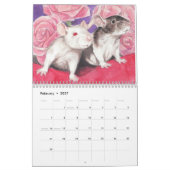 Der illustrierte Ratten-Porträt-Kalender 2012 Kalender (Feb 2027)