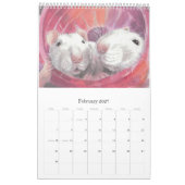 Der illustrierte Ratten-Porträt-Kalender Kalender (Feb 2027)