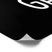 Der im Gartenalter gezüchtete Funny Trash kann dun Poster (Ecke)