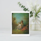 Der ImitatPas, c.1717 (Öl auf Leinwand) Postkarte (Stehend Vorderseite)