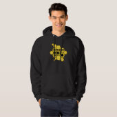 Der Imker mit Honigbienen Hoodie (Vorne ganz)