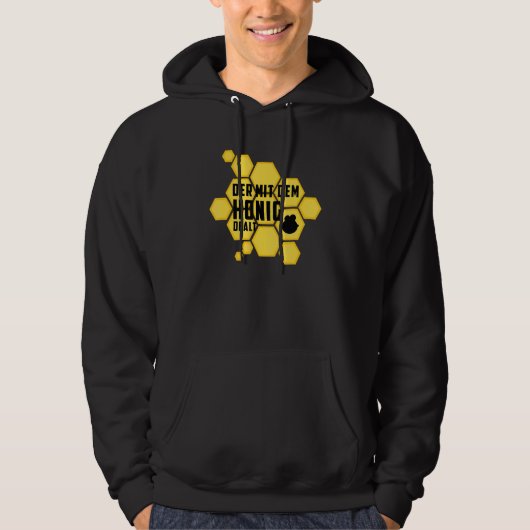 Der Imker mit Honigbienen Hoodie (Vorderseite)