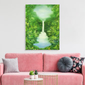 Der immerwährende Regenwald 1997 Leinwanddruck (Insitu (Wohnzimmer))