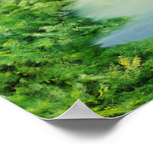 Der immerwährende Regenwald 1997 Poster (Ecke)