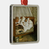 Der improvisierte Krankenwagen Silbernes Ornament (Rechts)