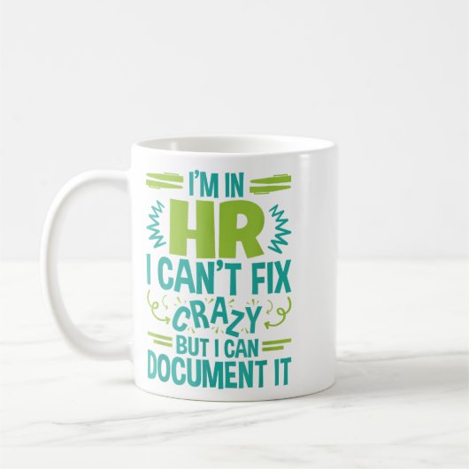 Der in HR Berufliche Manager kann Crazy Doen nicht Kaffeetasse (Links)