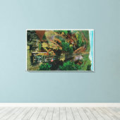 Der Incline am Berg LoweMt. Lowe, CA Leinwanddruck (Insitu (Holzboden))