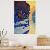 Der Inder in seiner Einsamkeit NC Wyeth 1907 Poste Poster (Küche)