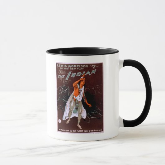 "Der Indianer" - Rote Feder, Häuptling der Tasse (Rechts)