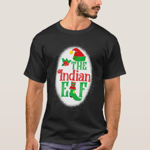 Der indische Elf passende Familie Weihnachtself ge T-Shirt