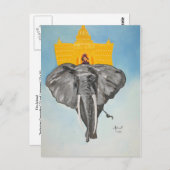 Der Indische Gesandte Postkarte (Vorne/Hinten)