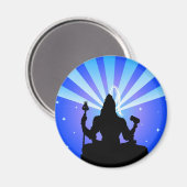 Der indische Gott Shiva - Magnet (Vorderseite/Rückseite)