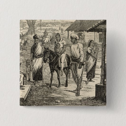 Der indische Hunger Button (Vorderseite)