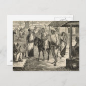 Der indische Hunger Postkarte (Vorne/Hinten)