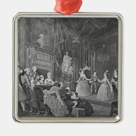 Der indische Kaiser, graviert von Robert Dodd Silbernes Ornament (Vorne)