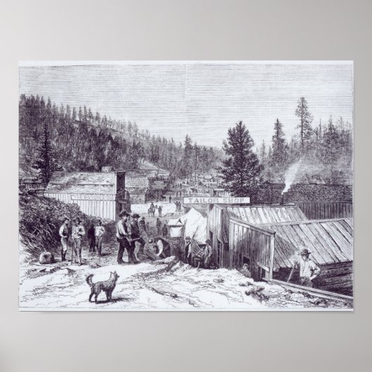 Der Indische Krieg, die Todholzstadt Poster (Vorne)